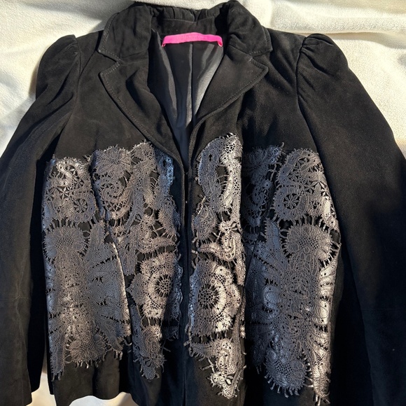 Emanuel Ungaro Paris suede leather cut jacket - Picture 14 of 14